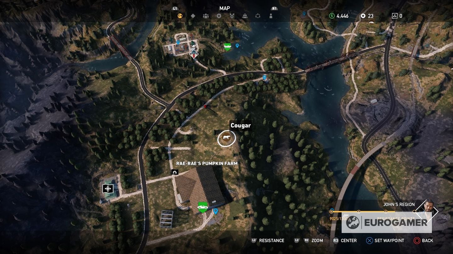 Far Cry 5 hunting: All animal locations, including bear, eagle, elk